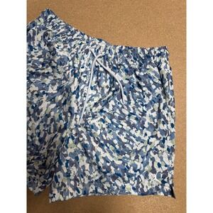 Nike Jordan Men's Size XL All Over Print Mesh Lined Athletic Shorts Blue Green